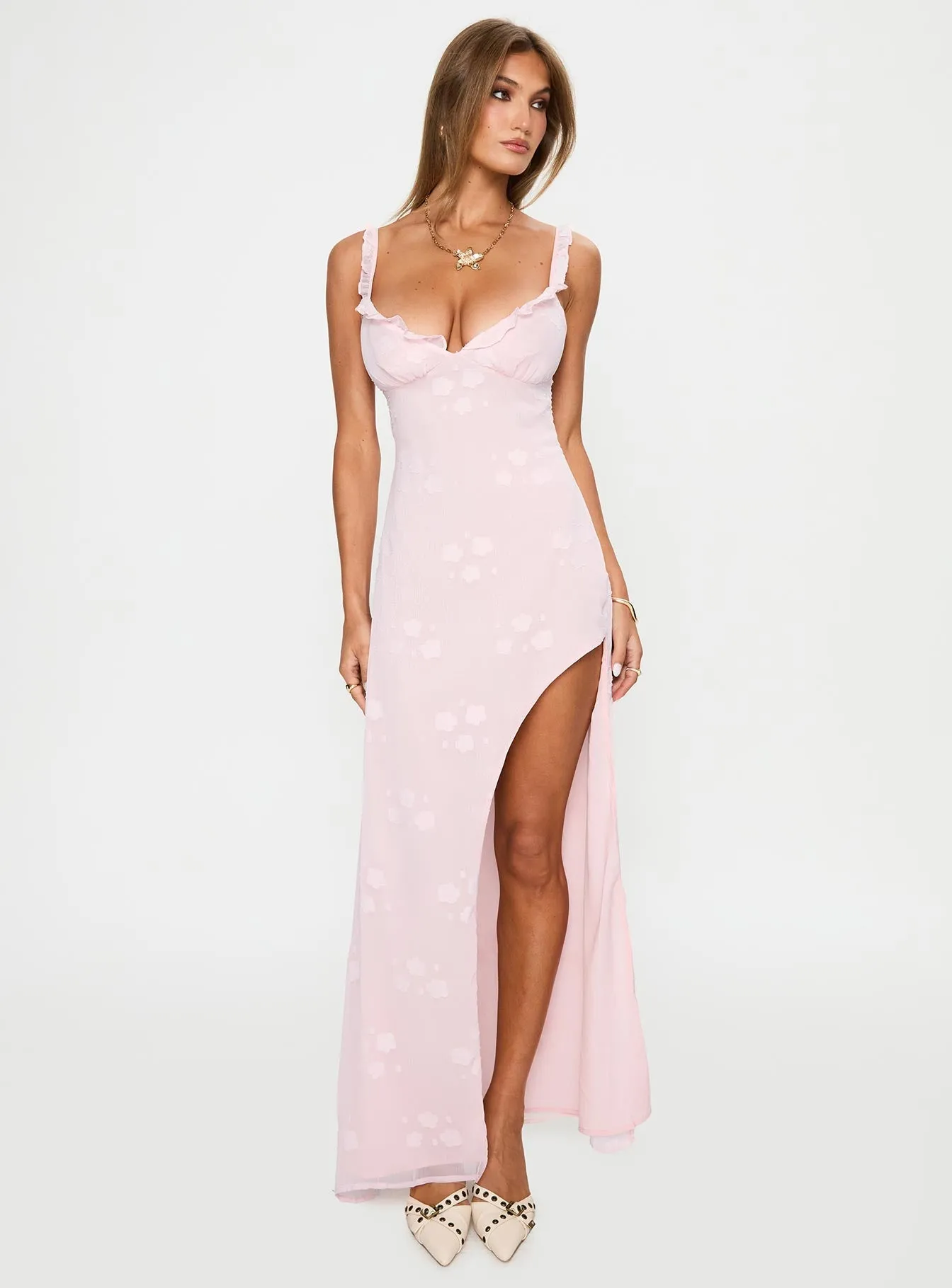 Modern and Stylish Festival Mood East Of Eden Maxi Dress Pink