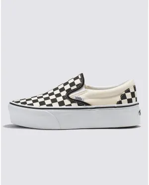 Vans Shoes Classic Slip-On Checkerboard Stackform Inner Support Pavement Ready
