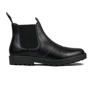 Chelsea boot - vegan school shoe by Vegan Style - black Comfort Lining Urban Commute