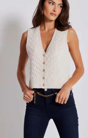 Estella Cable Knit Vest Lived In