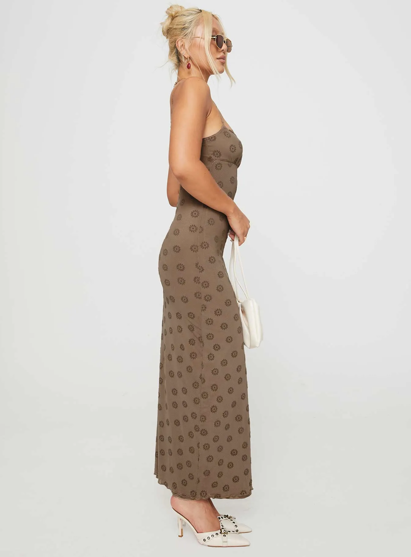 urban vibe Music-Concert Darsih Maxi Dress Light Brown