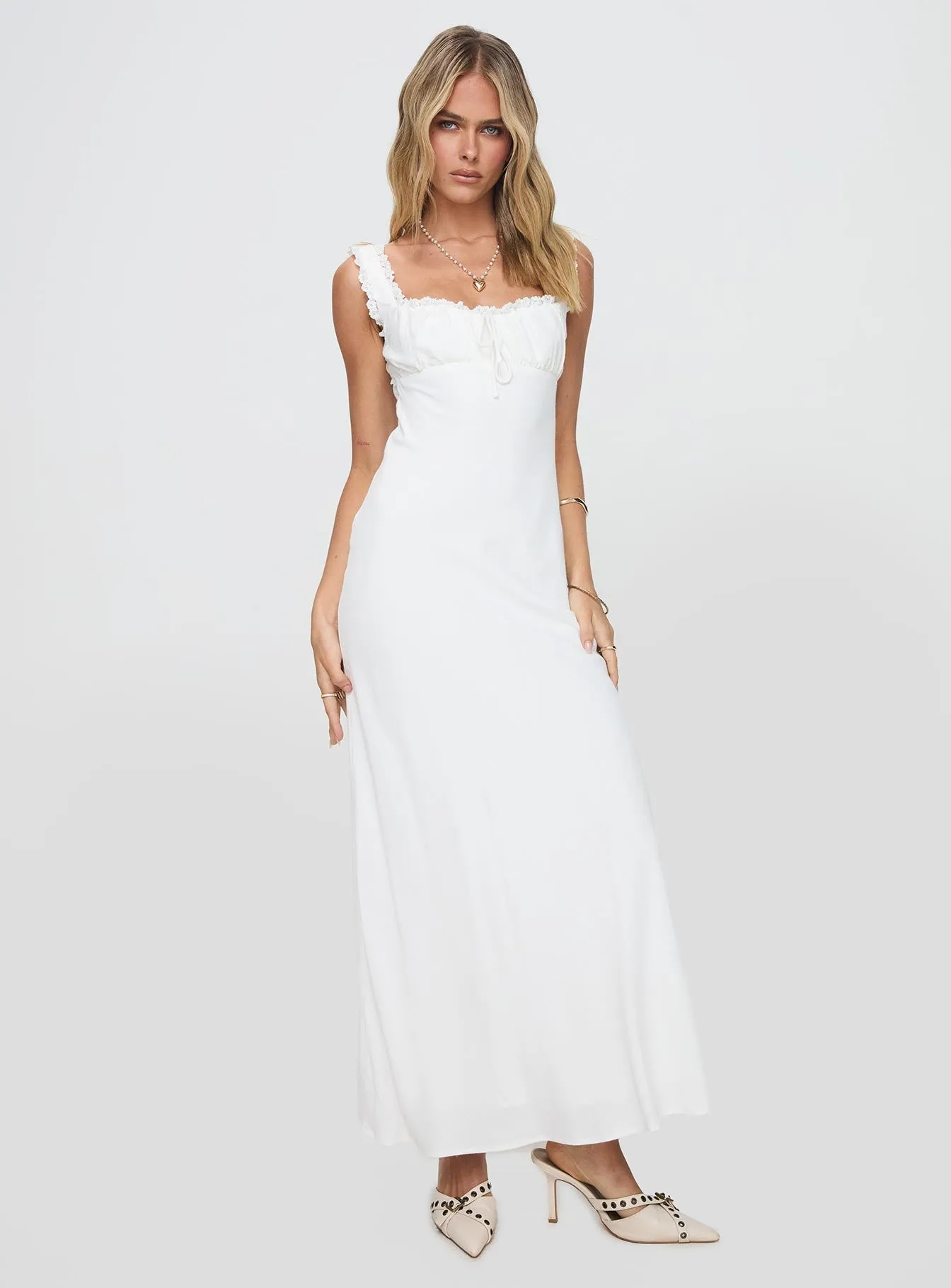 Lillette Maxi Dress White Street Mode