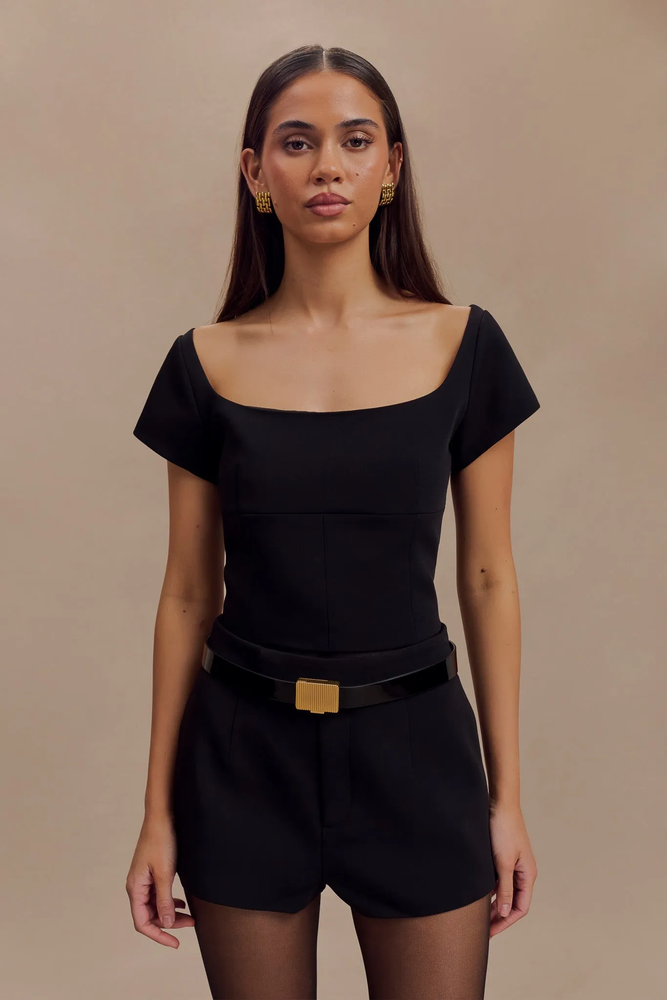 Clean Fabric Eco - friendly Celeste Hot Pant Short - Black