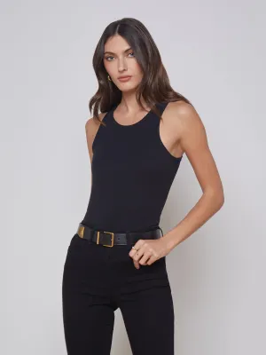 Nia Ribbed Tank CompressionEnhanced Fit Crown Fit