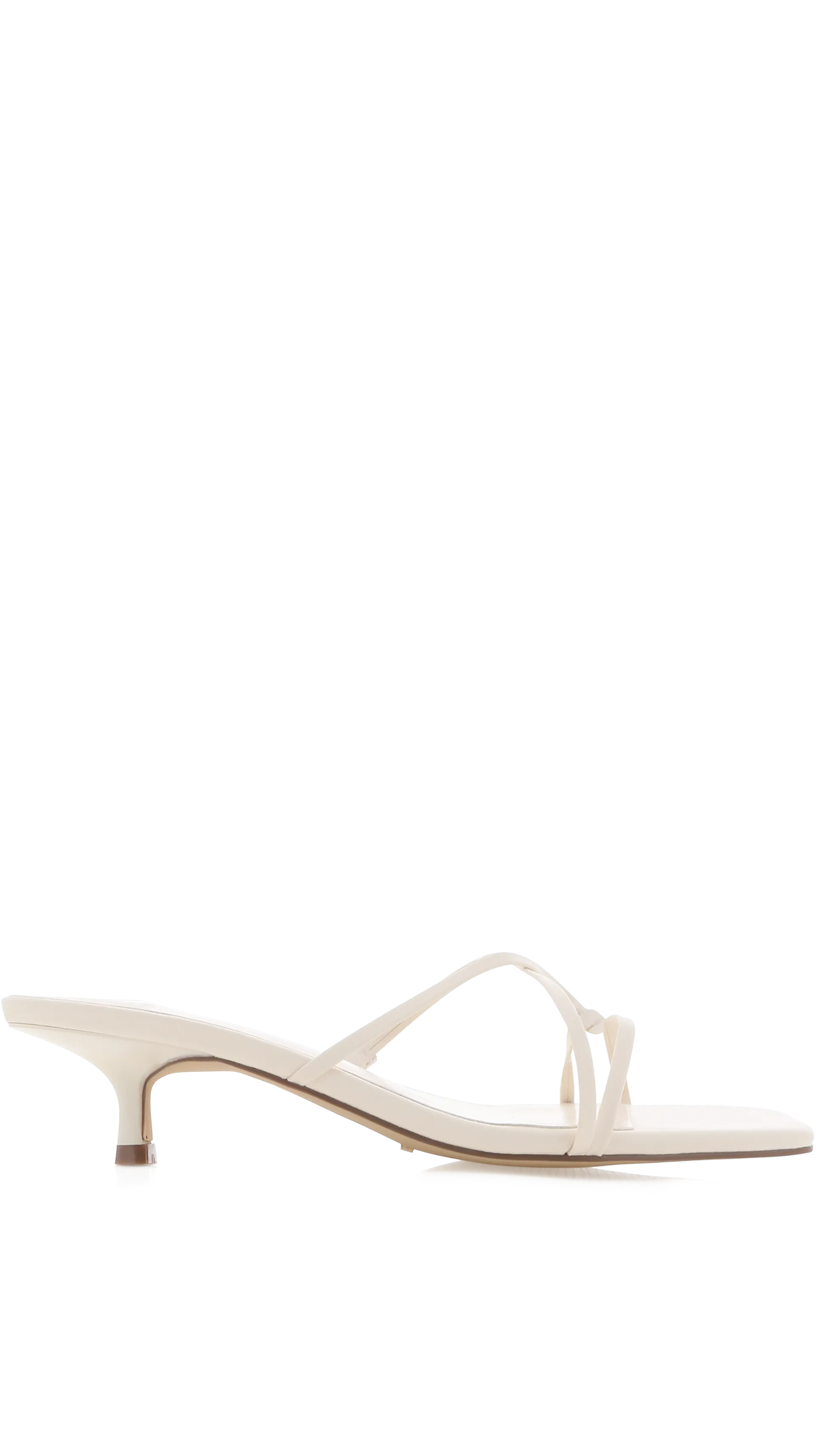 Comfortable Heeled Sandals Arch Cushioning Kaila Heel - Bone