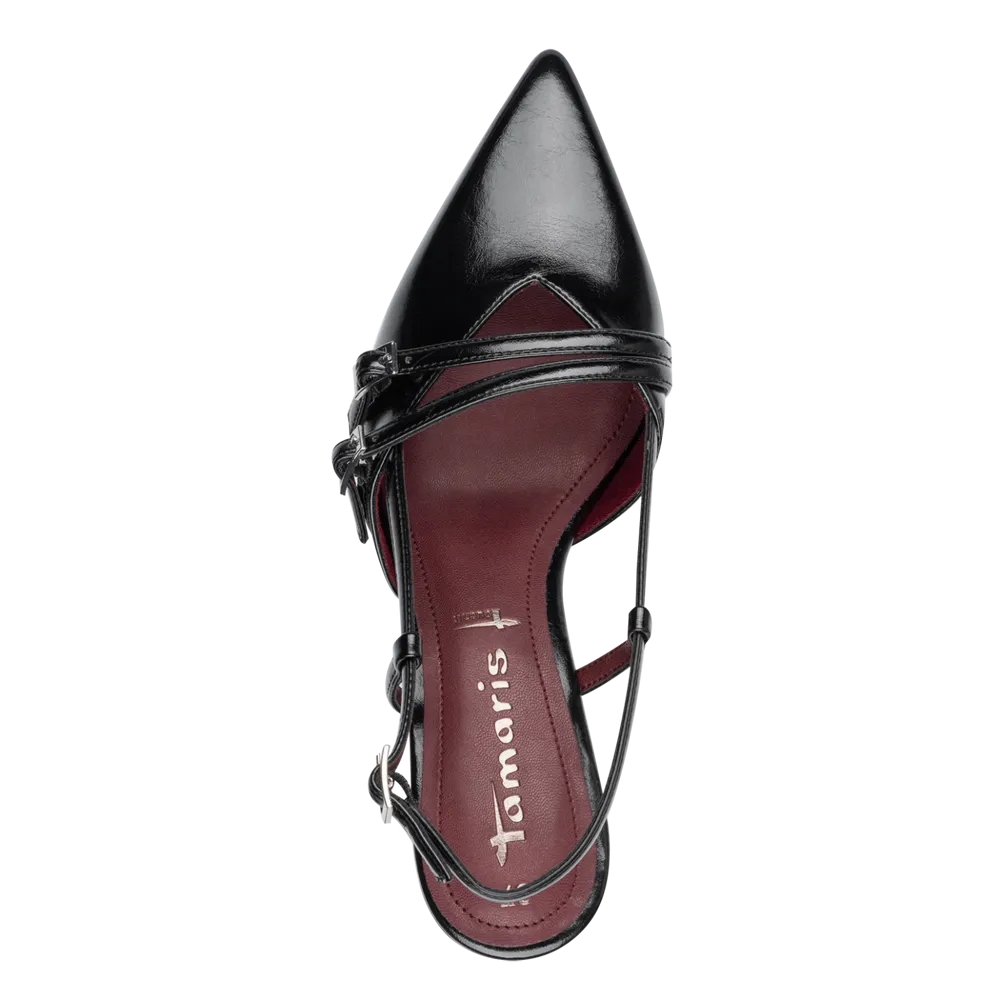 Outfit Ready Wide Strap Heels Tamaris Womens Shoe 1-29660-45 Black