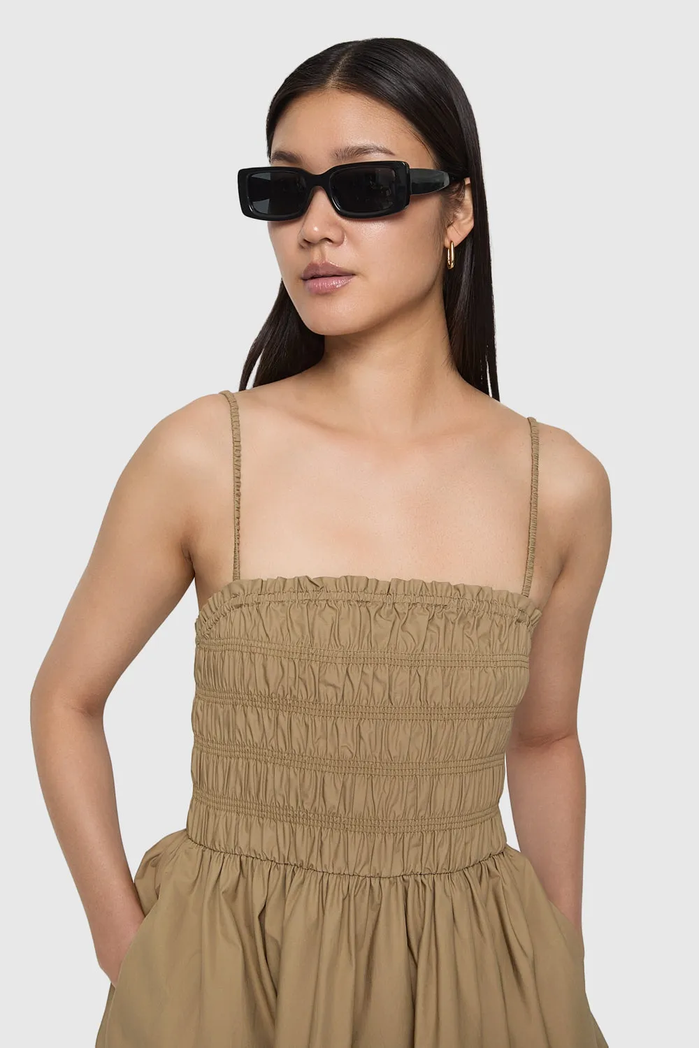 Youthful Mood Fay Smocked Dress