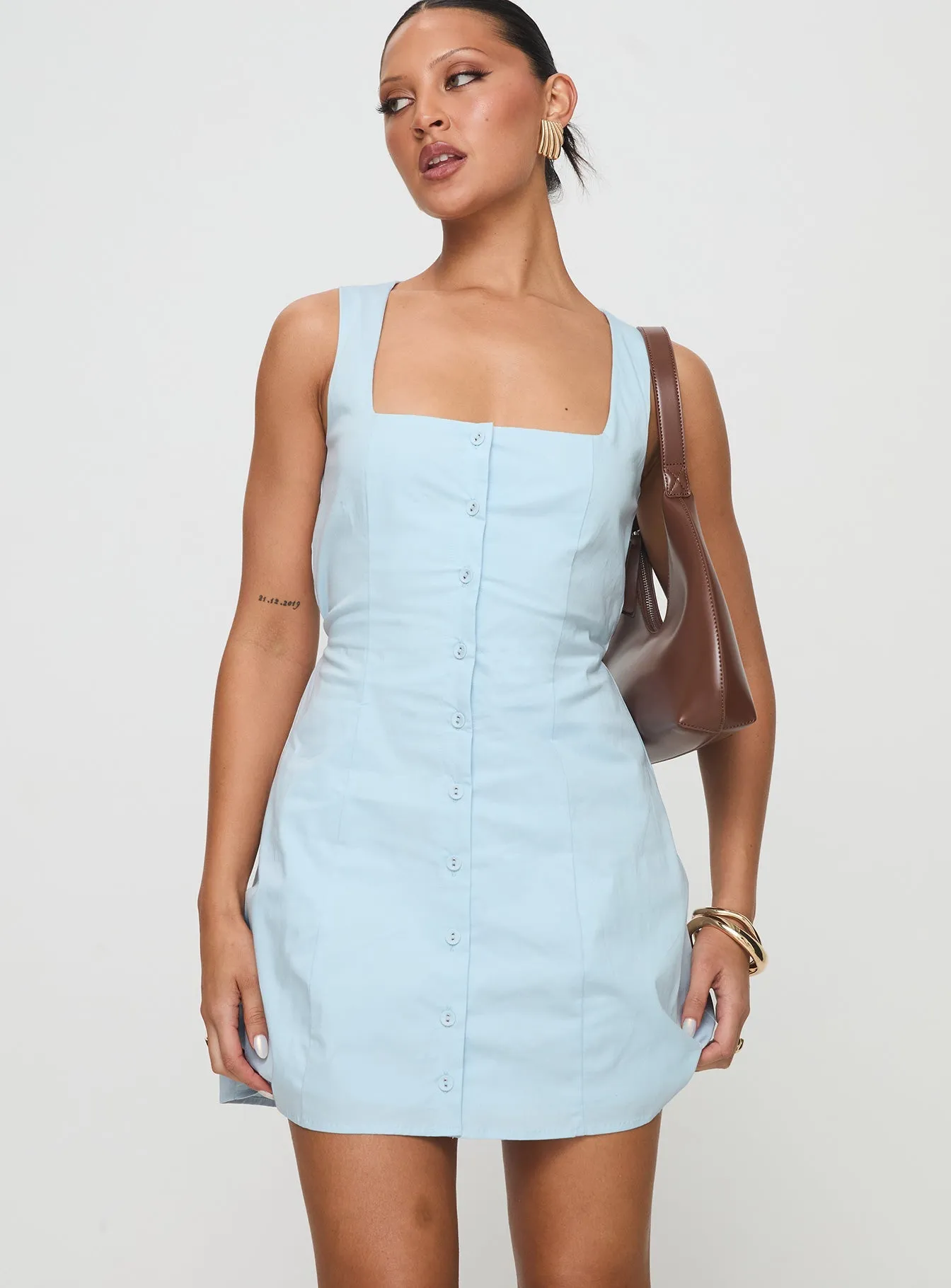 Talisse Dress Blue Modest Look