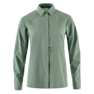 Casual Design Fjallraven Womens Abisko Trekking Shirt Patina Green