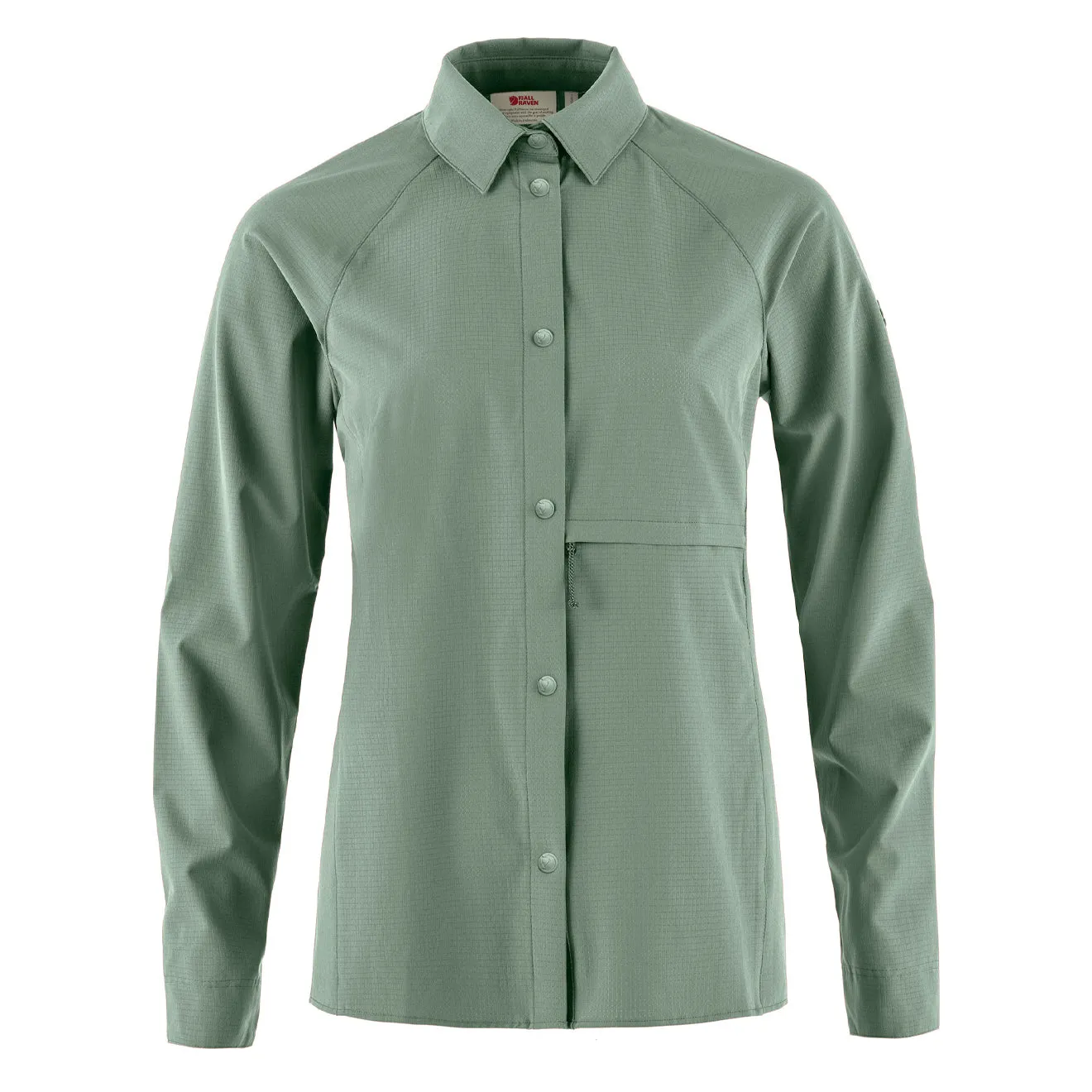 Casual Design Fjallraven Womens Abisko Trekking Shirt Patina Green