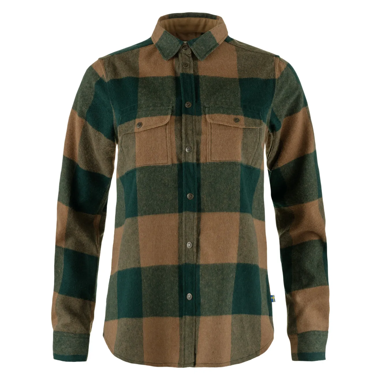 Fjallraven Womens Canada Shirt Deep Patina / Buckwheat Brown Comfortable Design