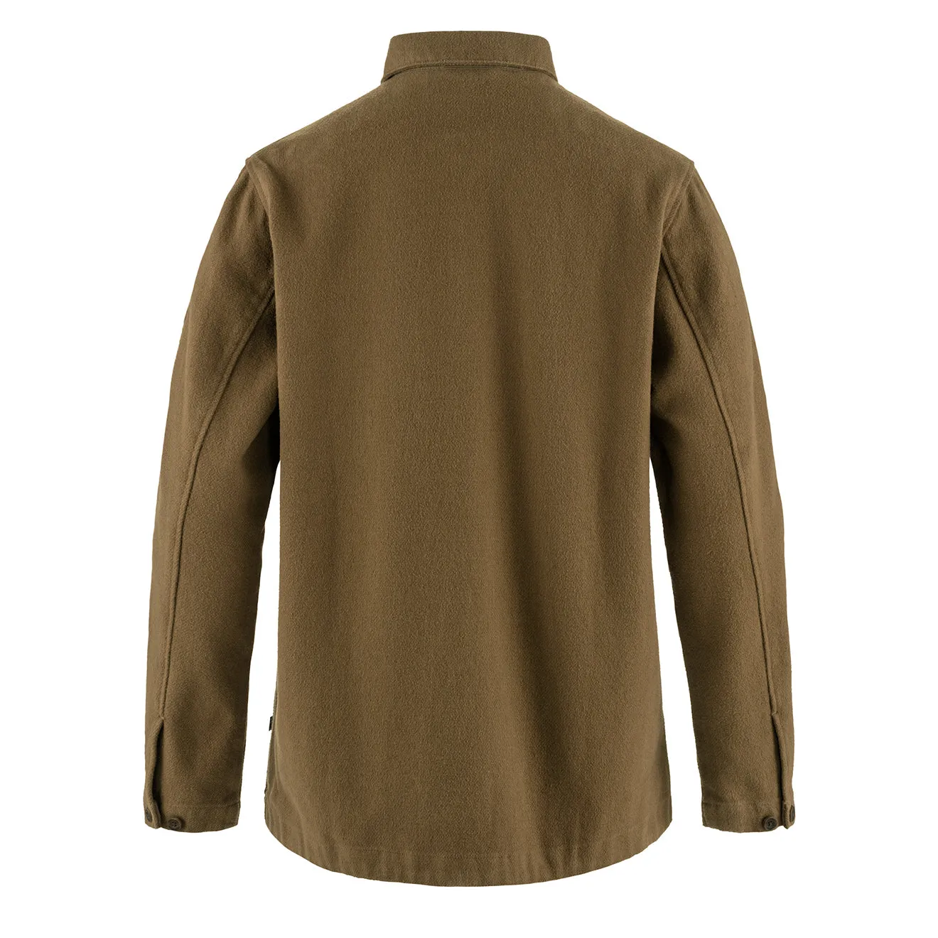 Fjallraven Womens Singi Flannel Overshirt Wood Brown Easy Wear Shine Fit