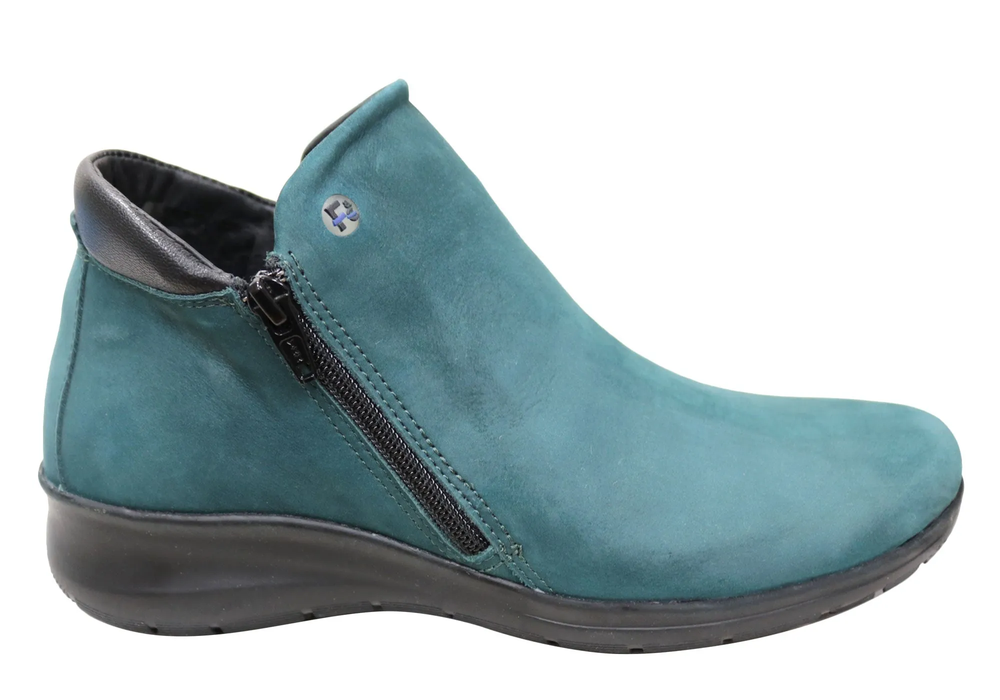 Durable Shell Active Nomad Flex & Go Yonda Womens Comfort Leather Ankle Boots Made In Portugal