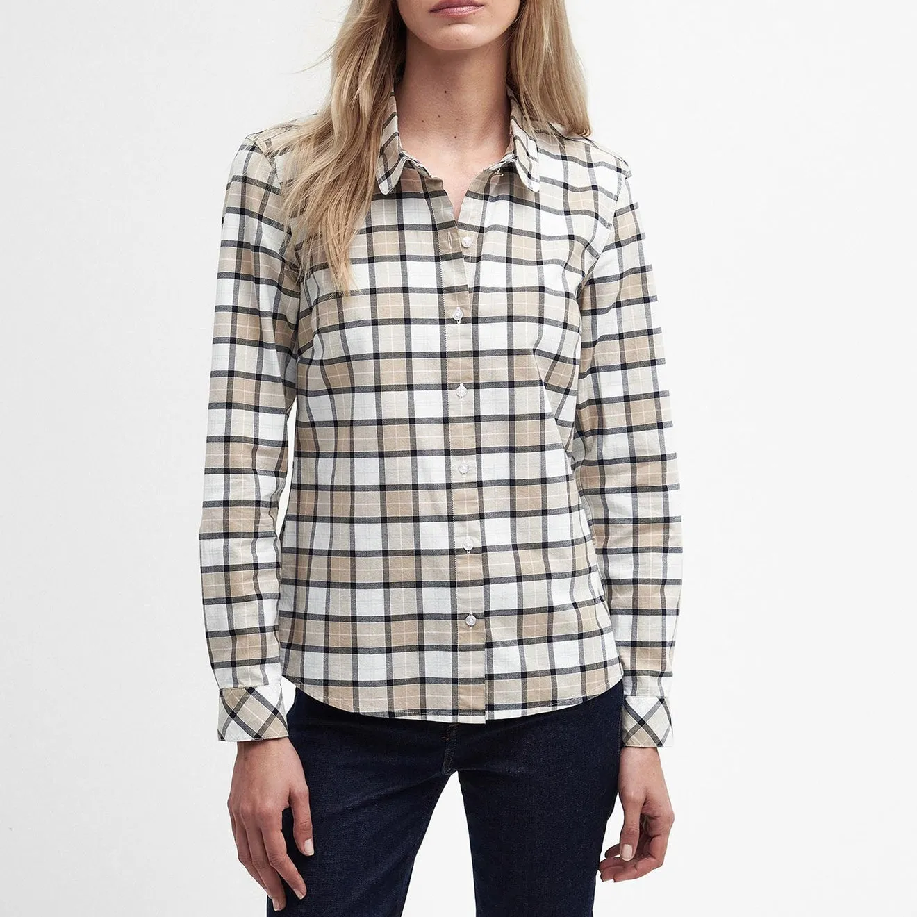 Barbour Womens Daphne Shirt Bay Tartan Trend Base AdaptiveFit