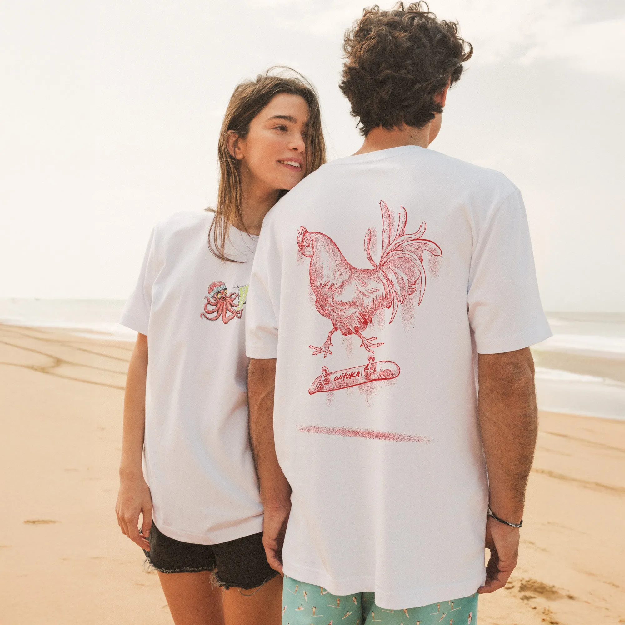 Reinforced Neckline Fashion Ready Flip do Galo Relaxed Fit