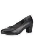 Jana 22469-21 in Black leather Arch support Airy Design