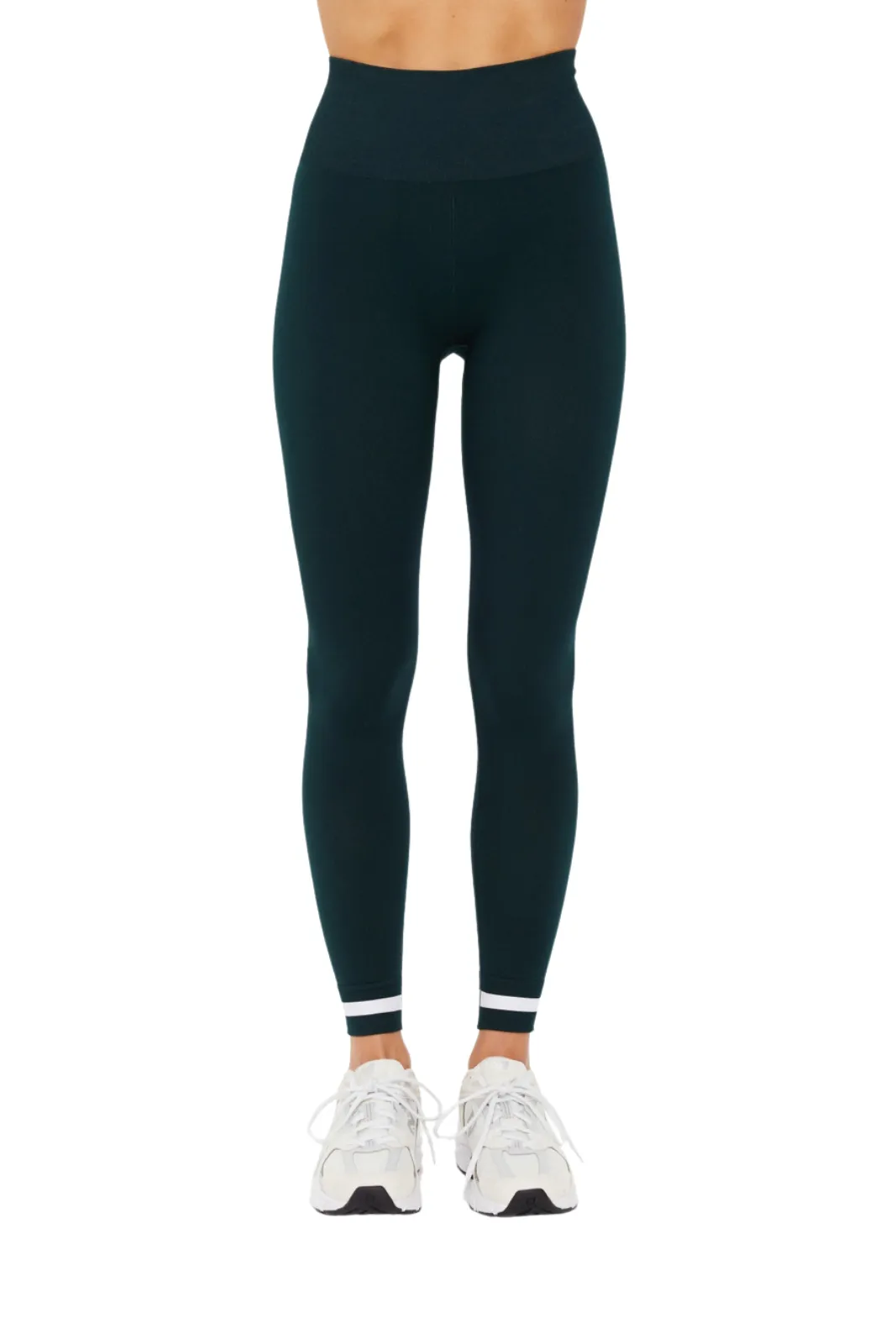 Wide Waistband Support Form Seamless 25" Midi Pant, Racing Green