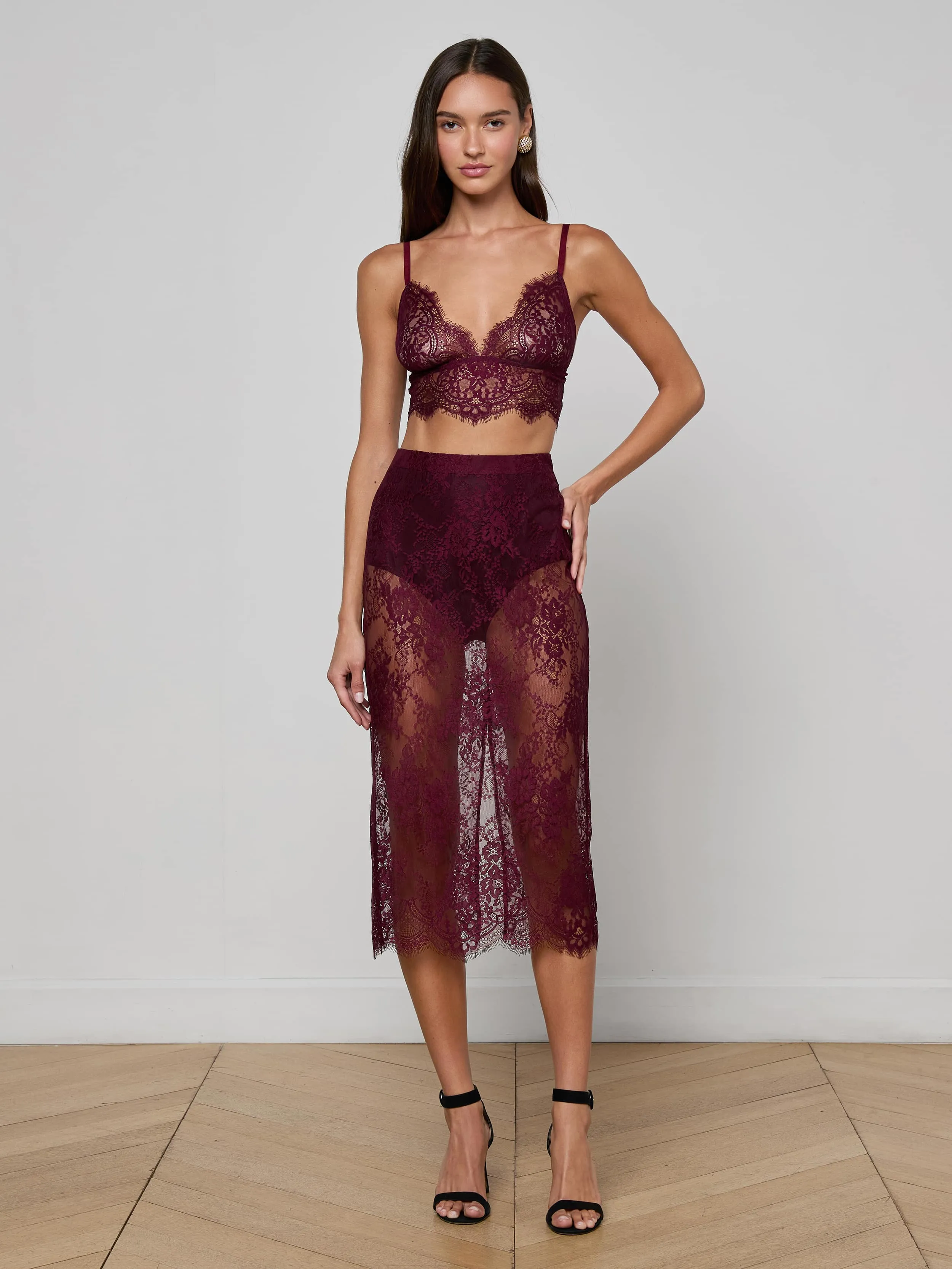 Aislin Lace Bralette Relaxed Look Evening Chic