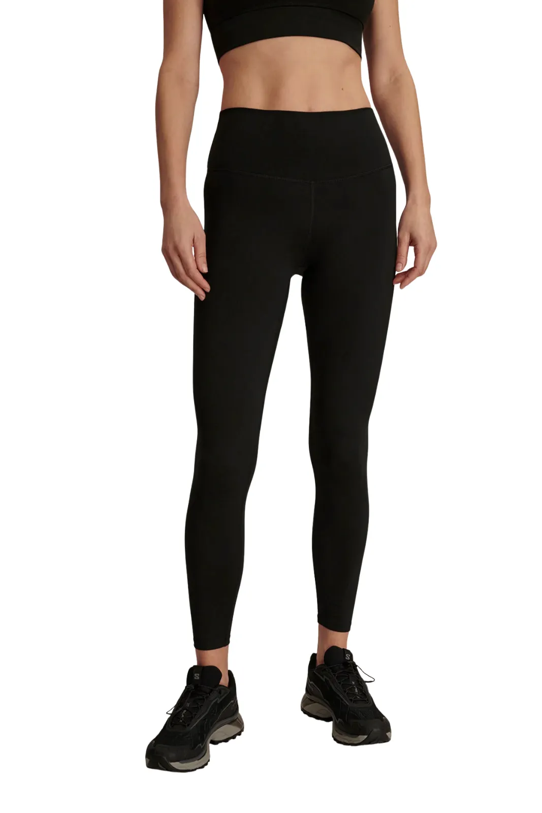 Freesoft High Rise Legging 25", Black Sleek Wearable