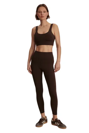 Freesoft High Rise Legging 25", Coffee Bean Breathable Fit Design Seamless Design Weekend Trip