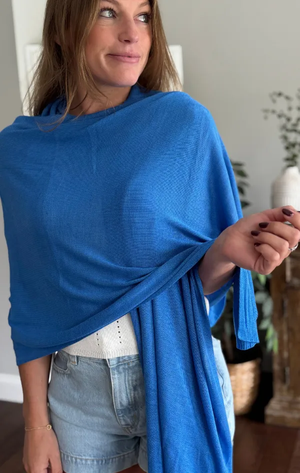 Ari Bamboo Shawl FrictionResistant Sleeves Minimal Fashion