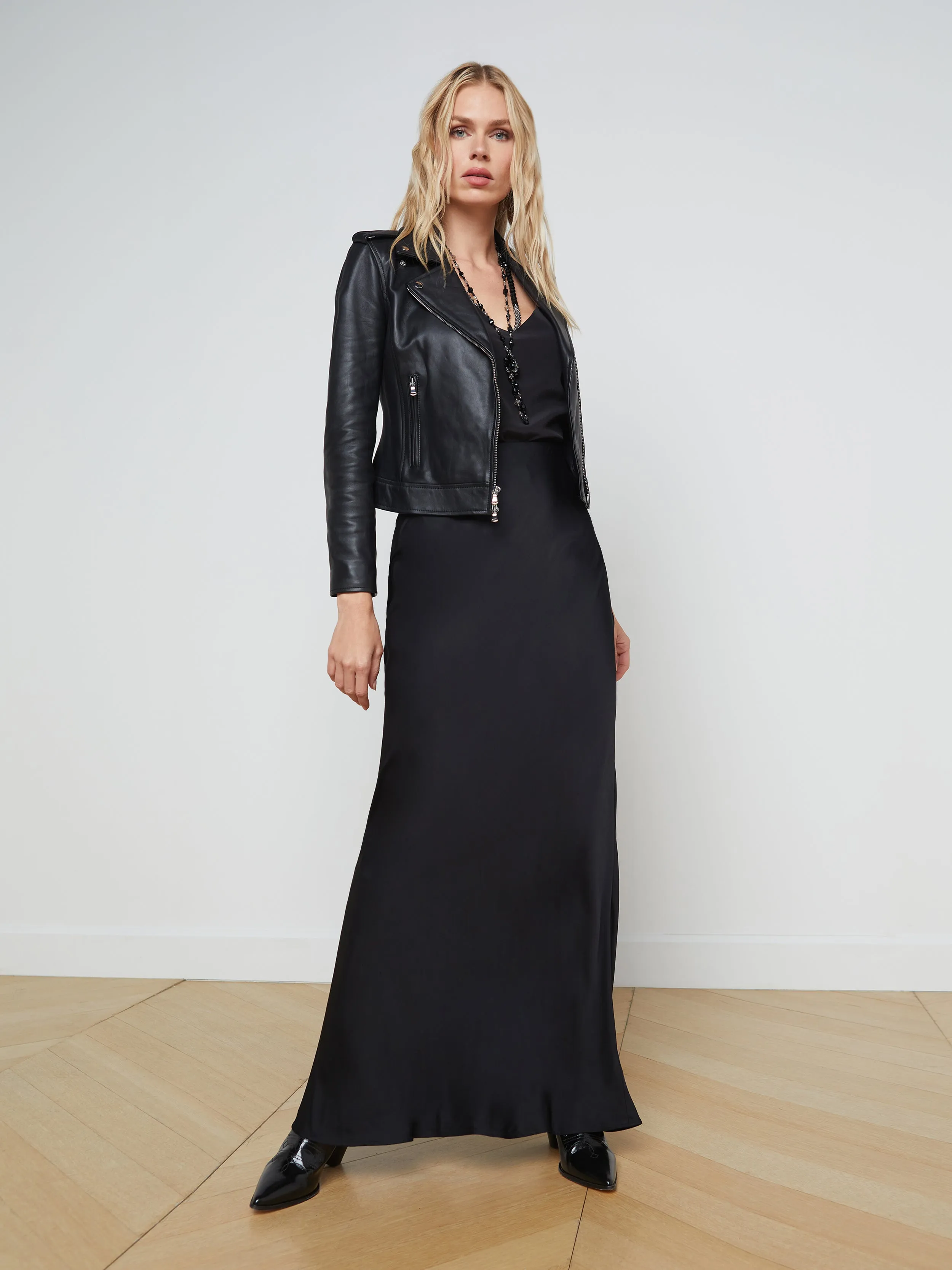 Biker Leather Jacket Anti Pill Technology