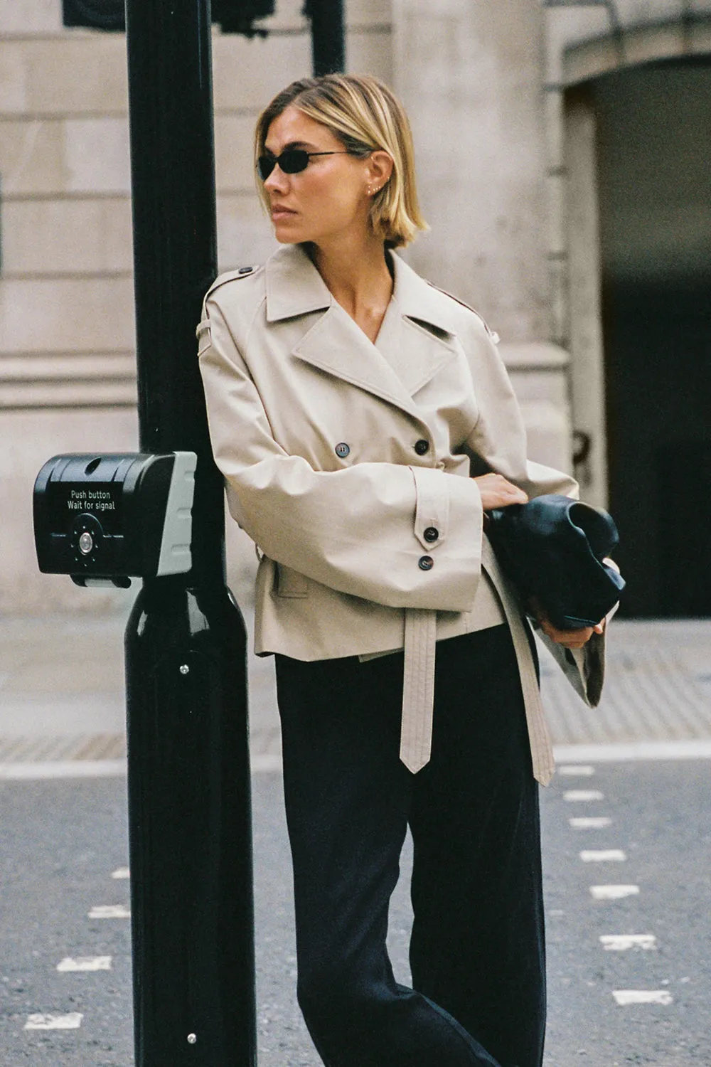 GABRIEL NATURAL CROPPED TRENCH COAT Seasonal Trend Bright Color