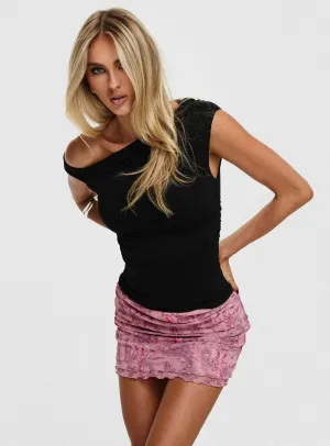 Floor Length Photography Session Gatti Mini Skirt Purple