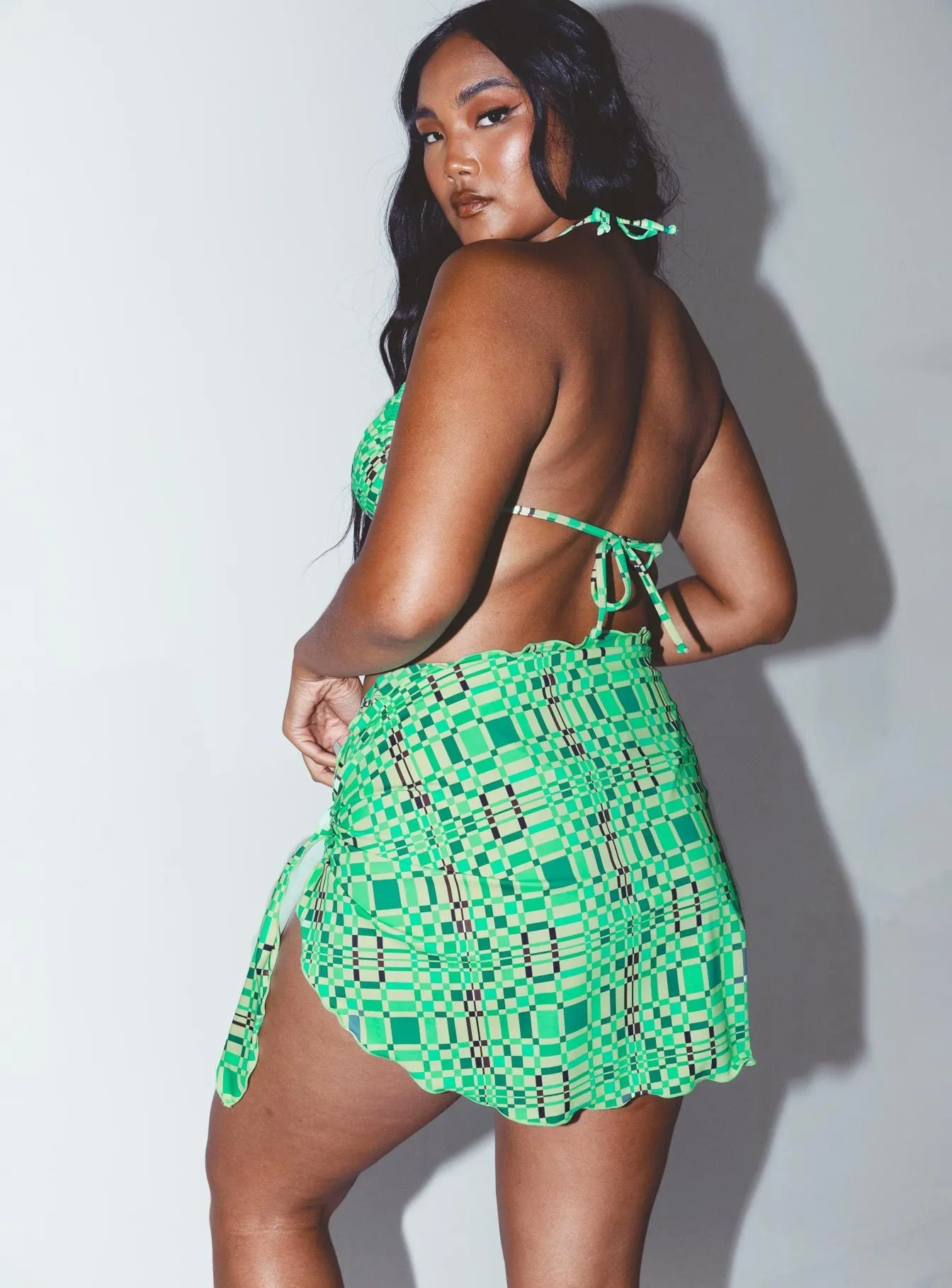 Paradise Sarong Green Multi quick dry