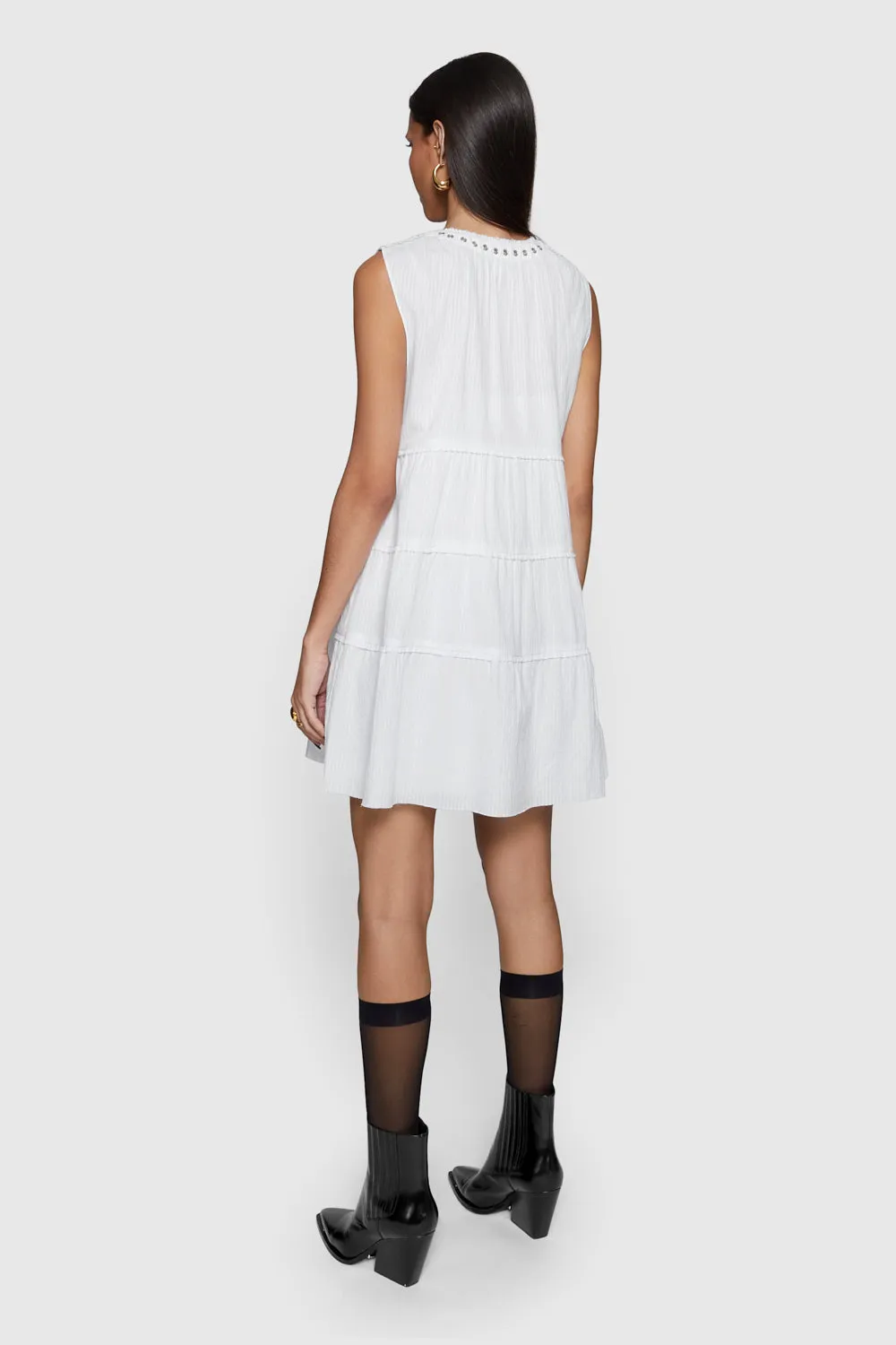 Gigi Sleeveless Mini Dress Feminine Cut