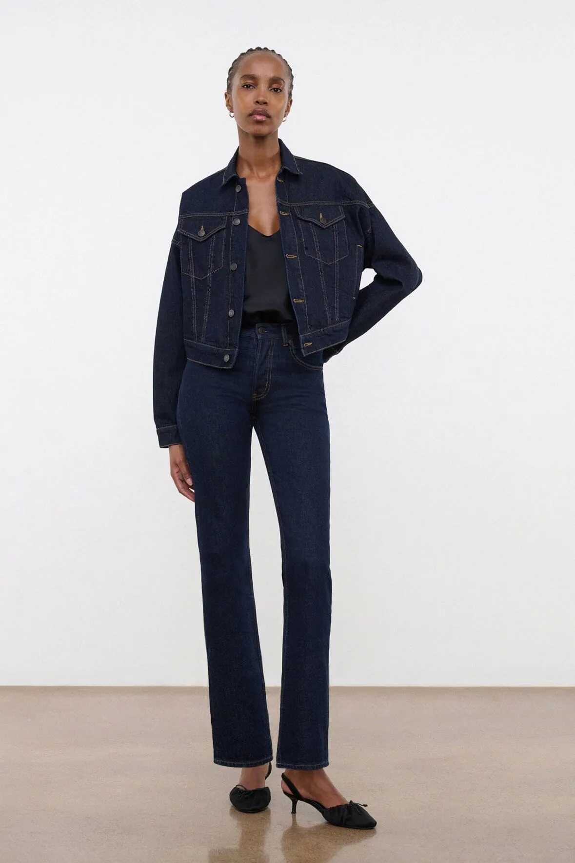 GLEN DENIM JACKET | INDIGO Tear Resistant Weave