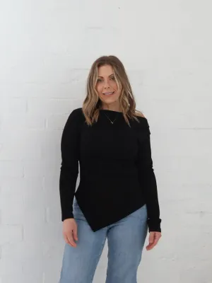 Cool and casual Reid Top - Black