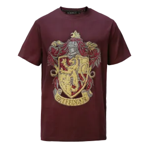 Gryffindor Embroidery Print T-Shirt Comfy Pieces
