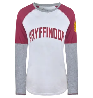 Breathable touch Comfort Design Fit Gryffindor Ladies Raglan Shirt