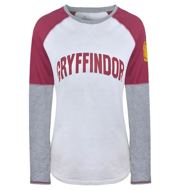 Breathable touch Comfort Design Fit Gryffindor Ladies Raglan Shirt