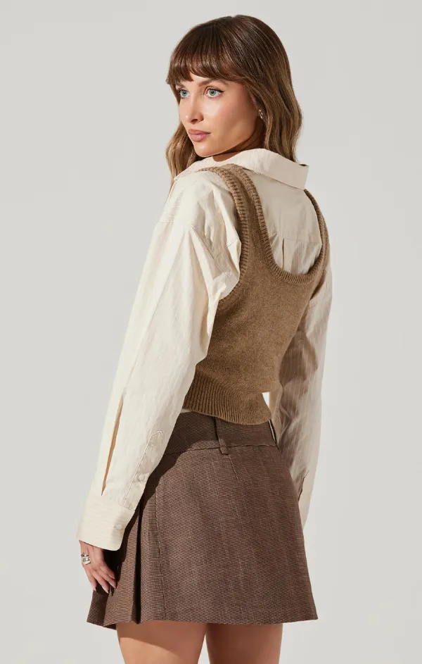 Guinevere Layered Sweater Skin Friendly Stitch