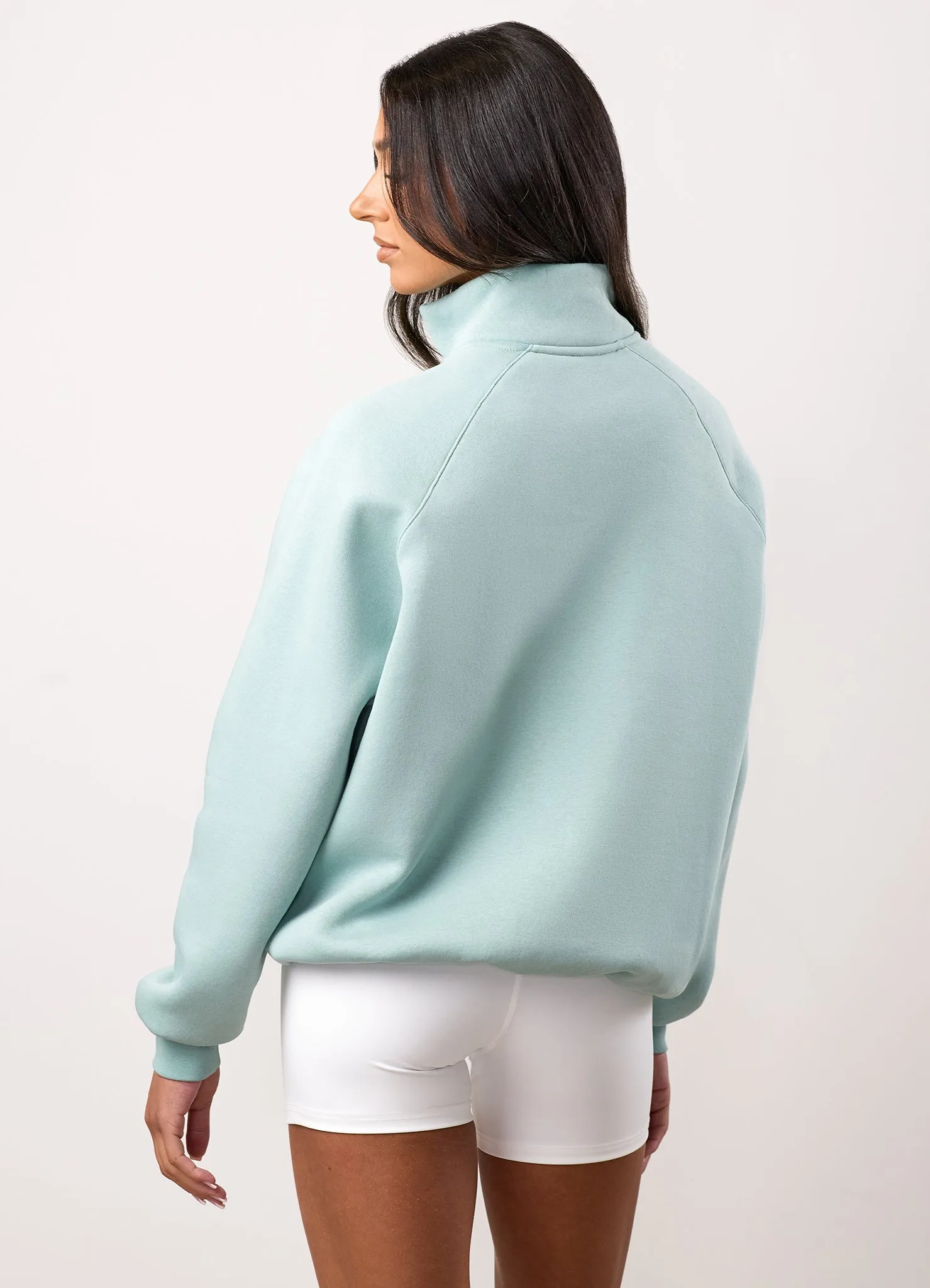 Gym King 365 Raglan Sleeve Funnel - Green Mist Comfort Piece product hat style statement