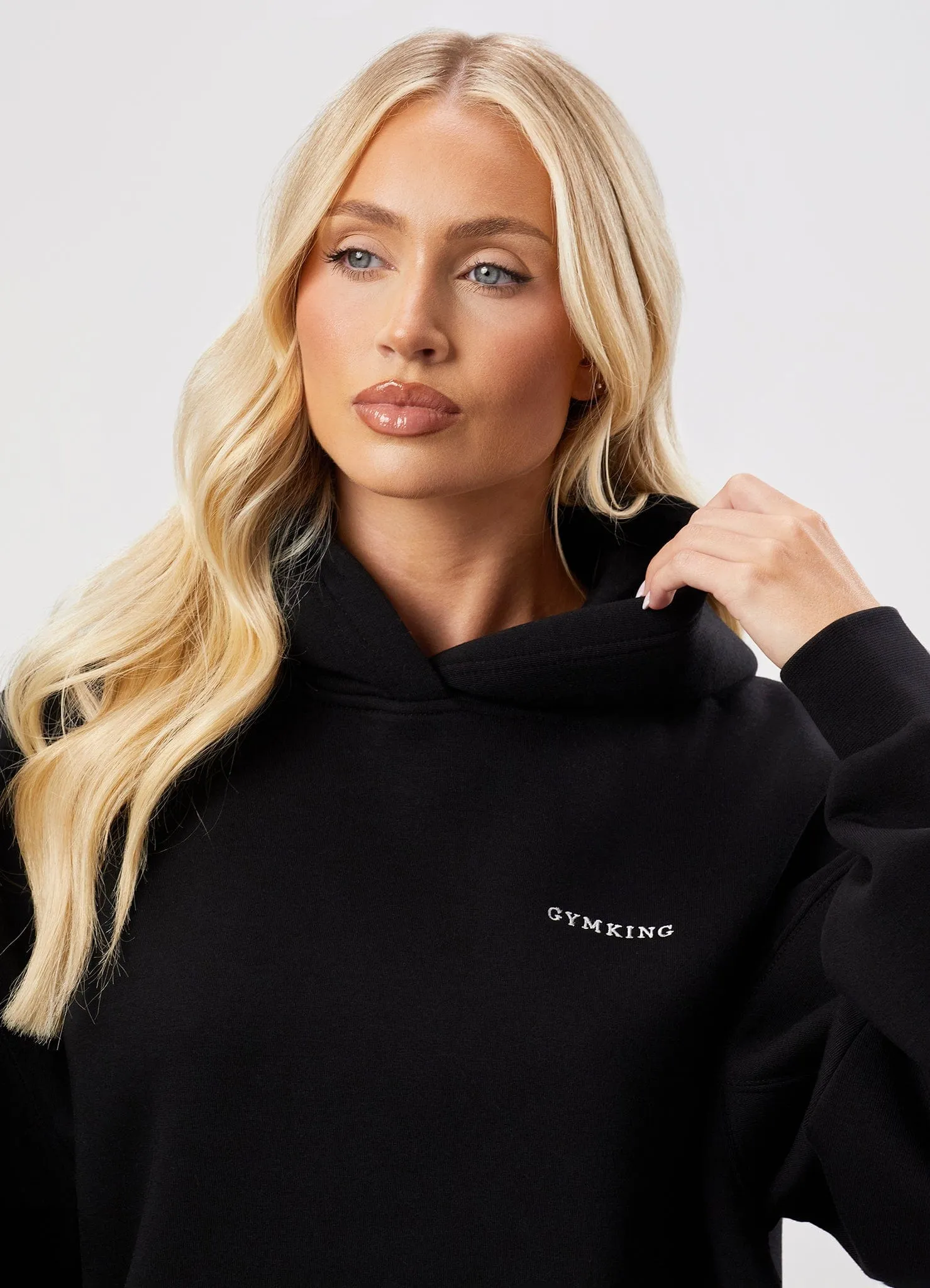 Camping Gear Easy Layer Gym King 365 Relaxed Fit Fleece Hoodie - Black