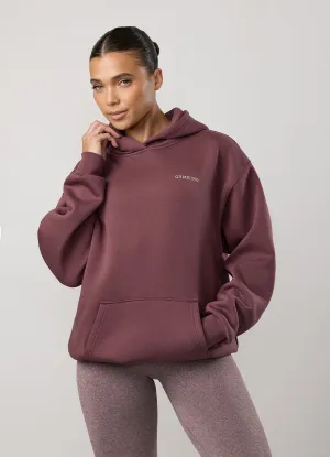 Unisex Design Gym King 365 Relaxed Fit Hood - Grape