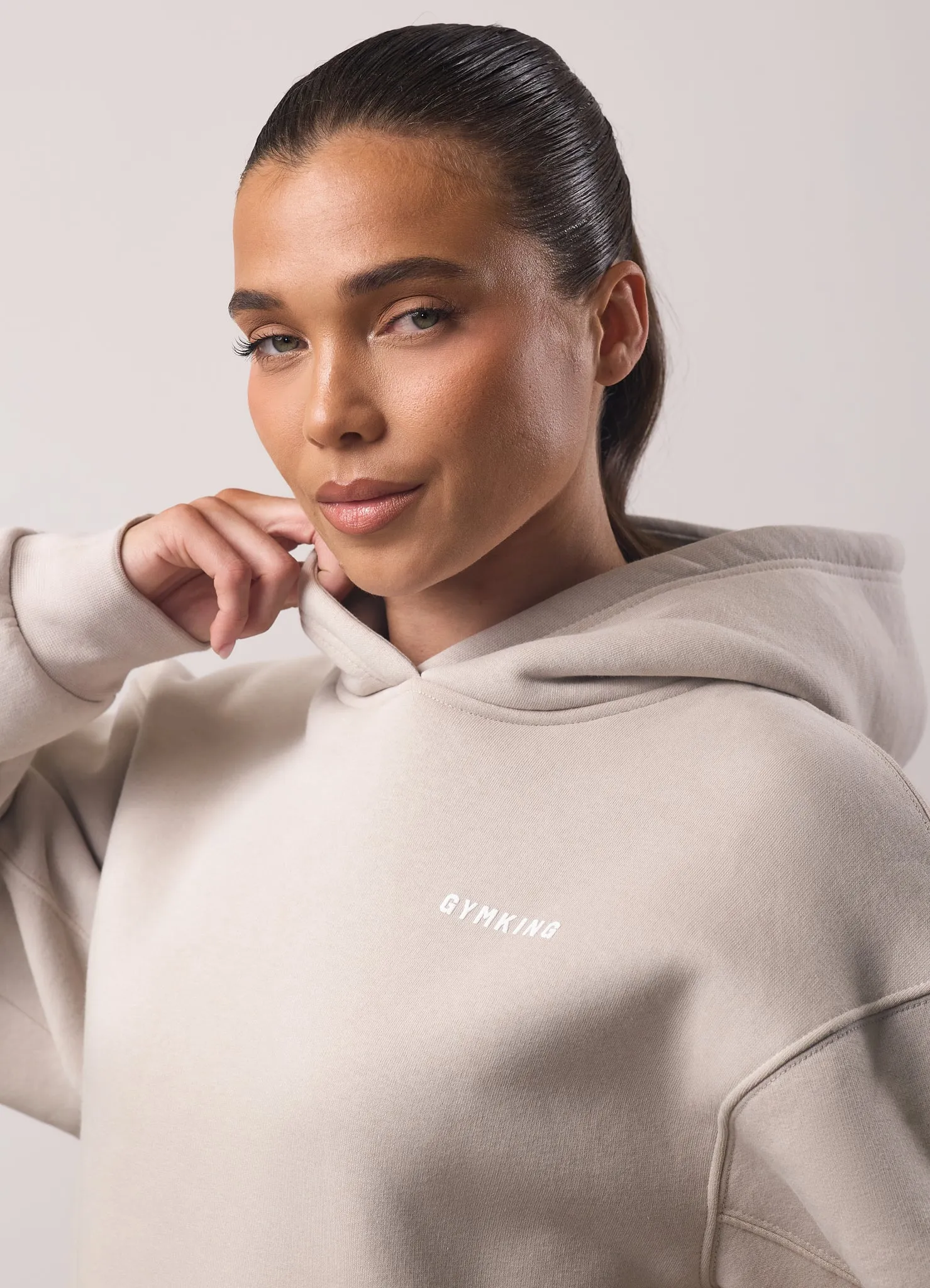 product future prospects Gym King Challenge Relaxed Fit Hood - Light Stone