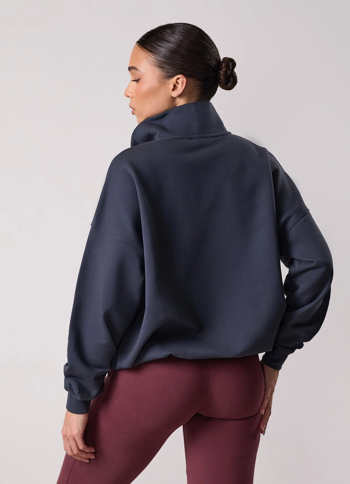 product keychain convenience Printed Gym King Compose 1/4 Zip Funnel - Midnight Blue