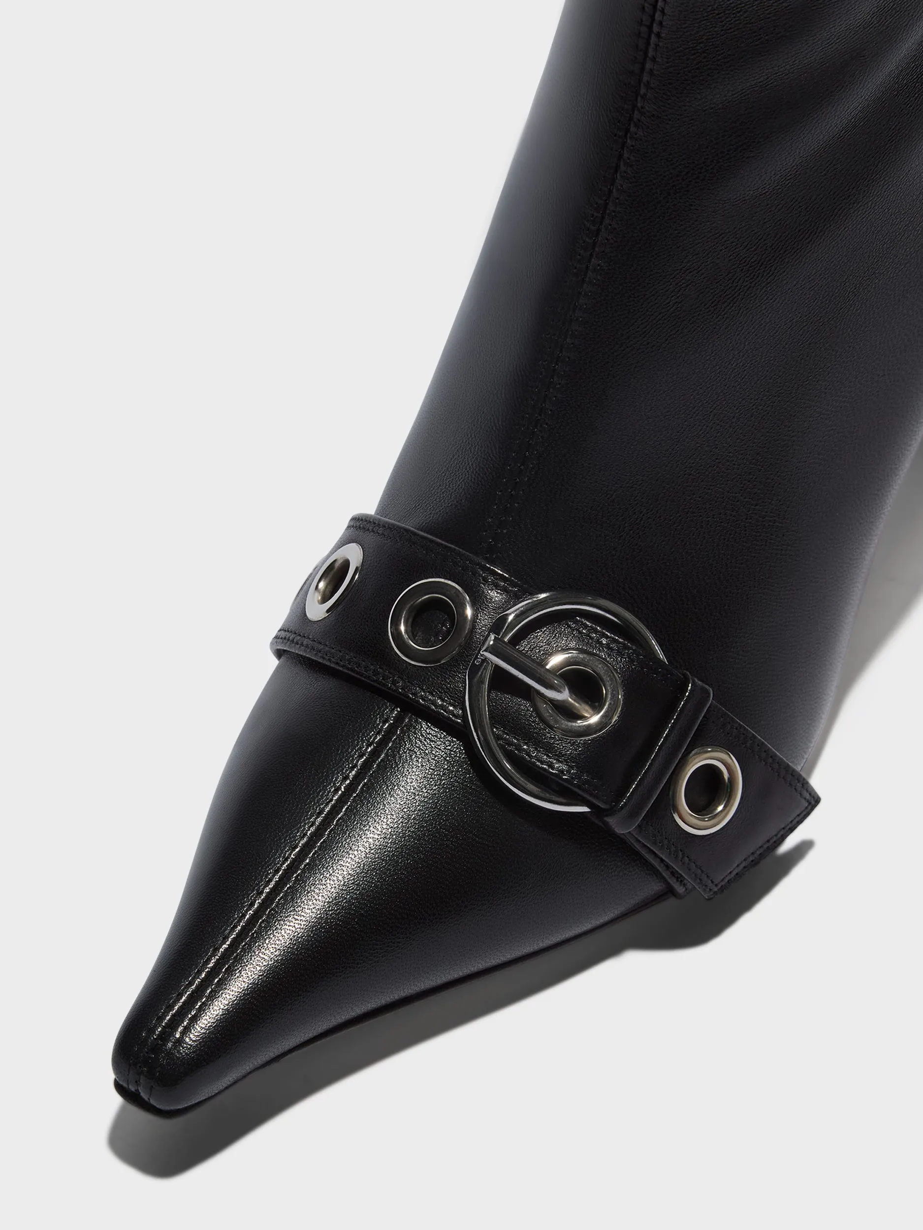 Weekend Trip Halima Eyelet Pointed Boots