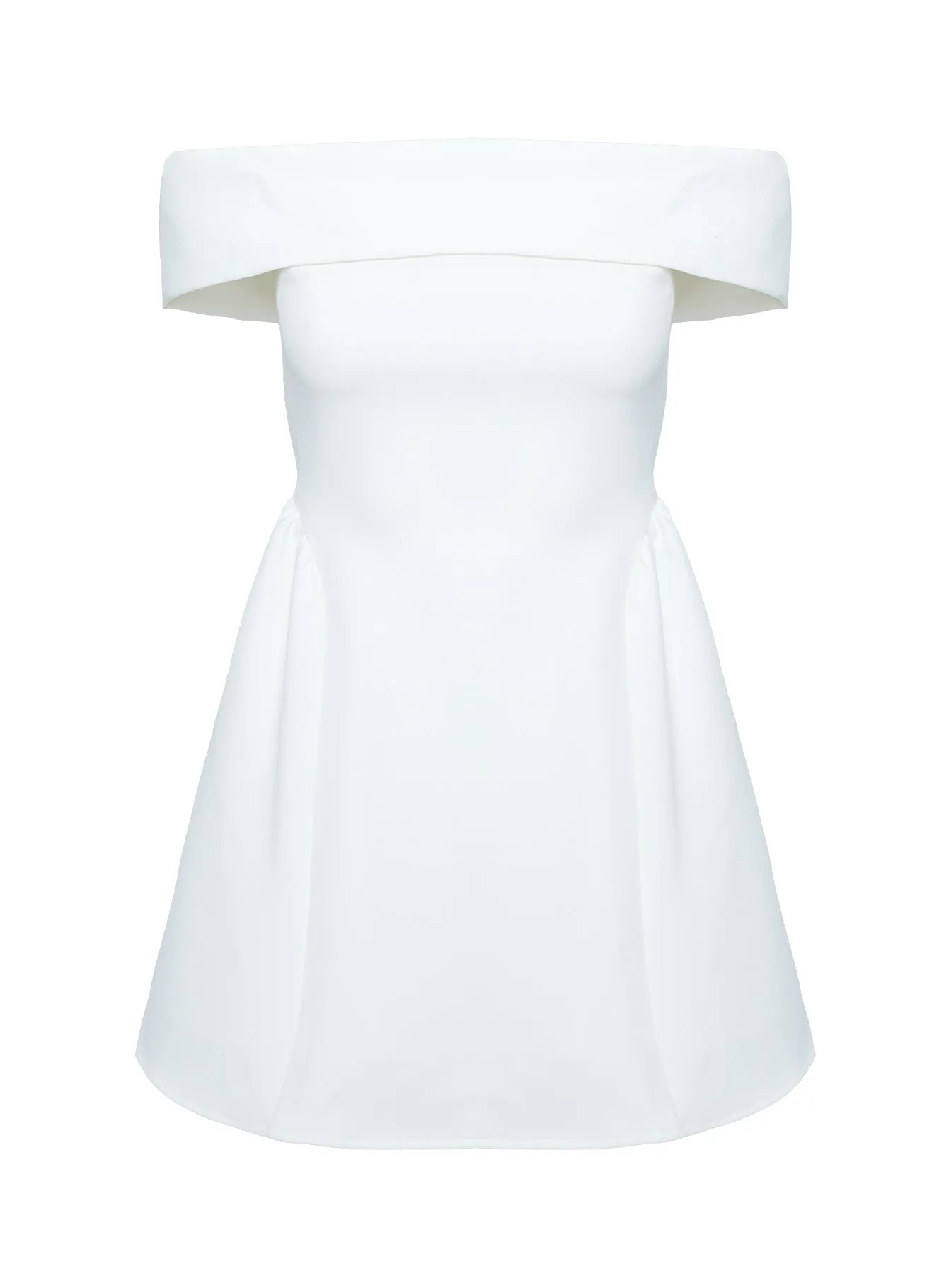 Grace Glow Back Glow Main Character Strapless Mini Dress White