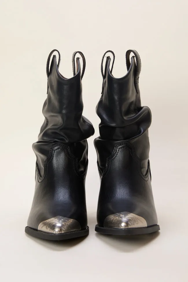 Tough Grip Molded Arch Contour Heather Black Slouch Boots Emily Fauver X Pink Lily