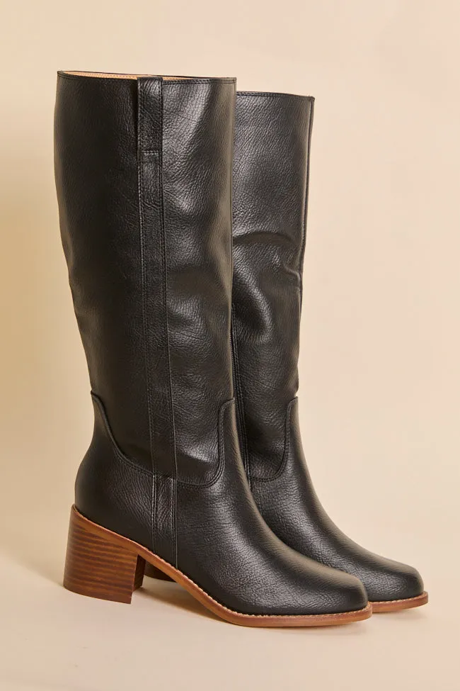 Stable Fit Harriet Black Tall Boots