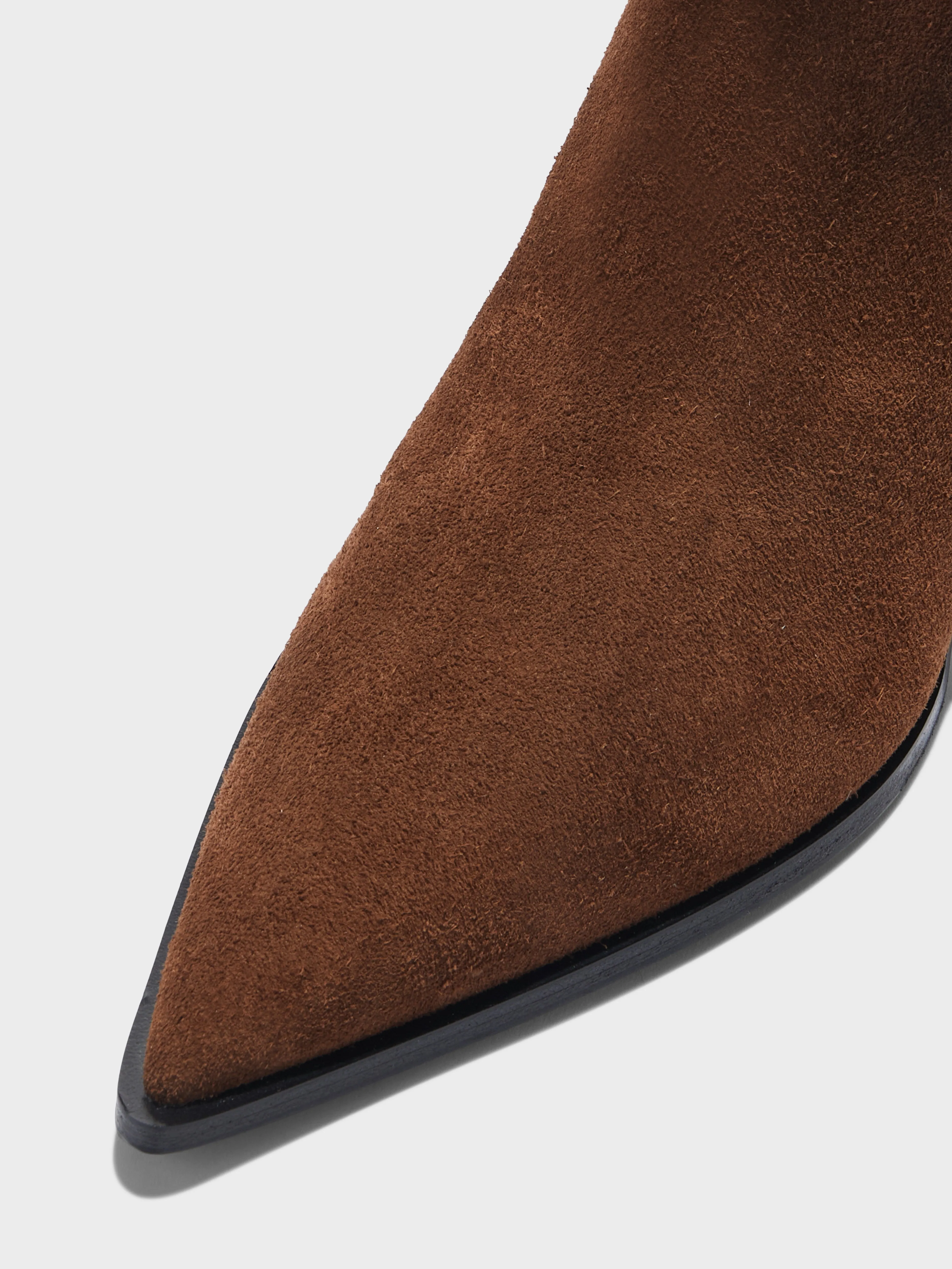 Harriet Suede Ankle Boots Slip   Resistant