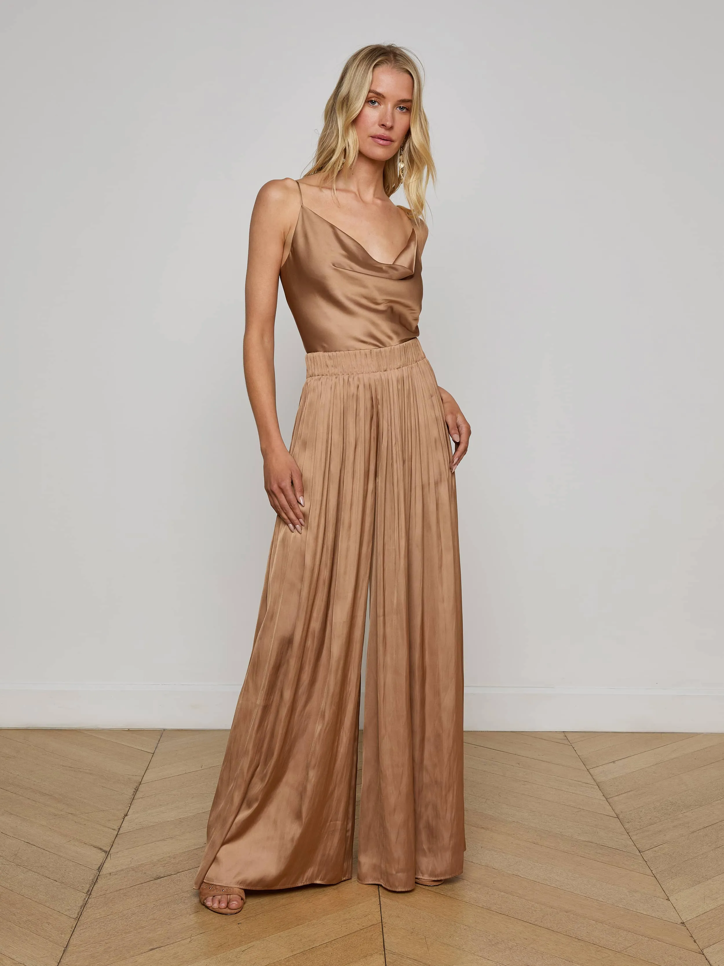 Haylo Satin Pant Light Fit ResilientElasticBand