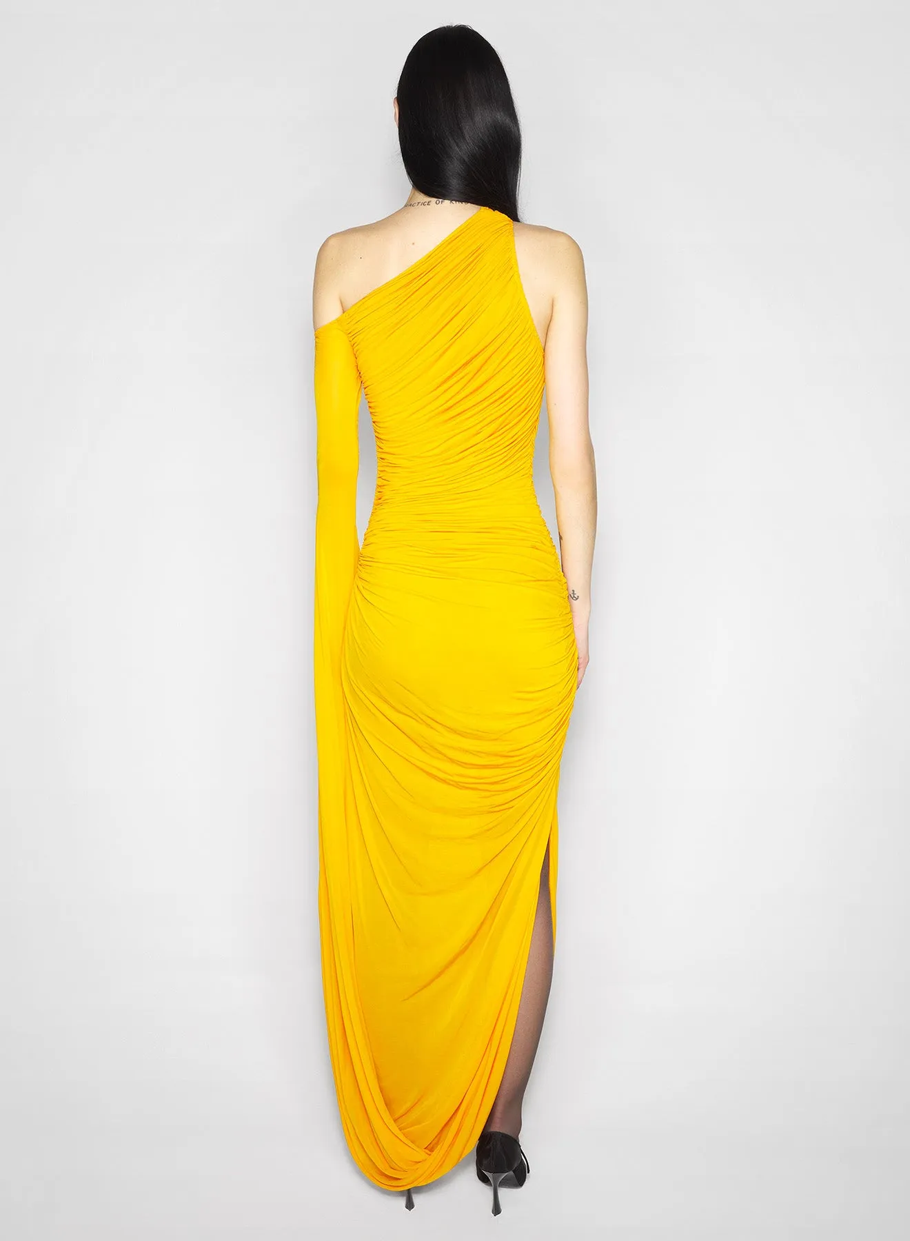 amber draped infinity dress Simplistic Mood Travel Friendly