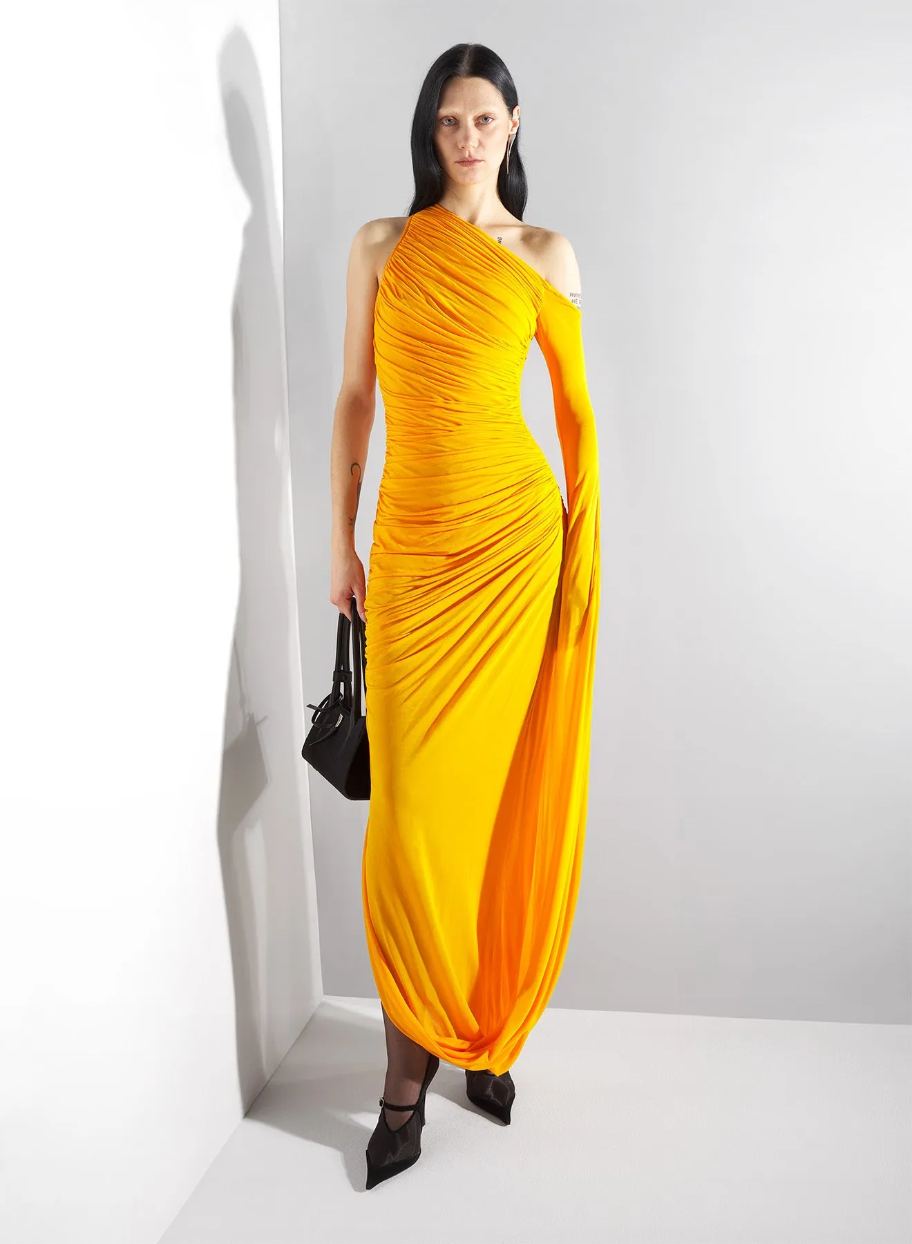 amber draped infinity dress Elegant Line