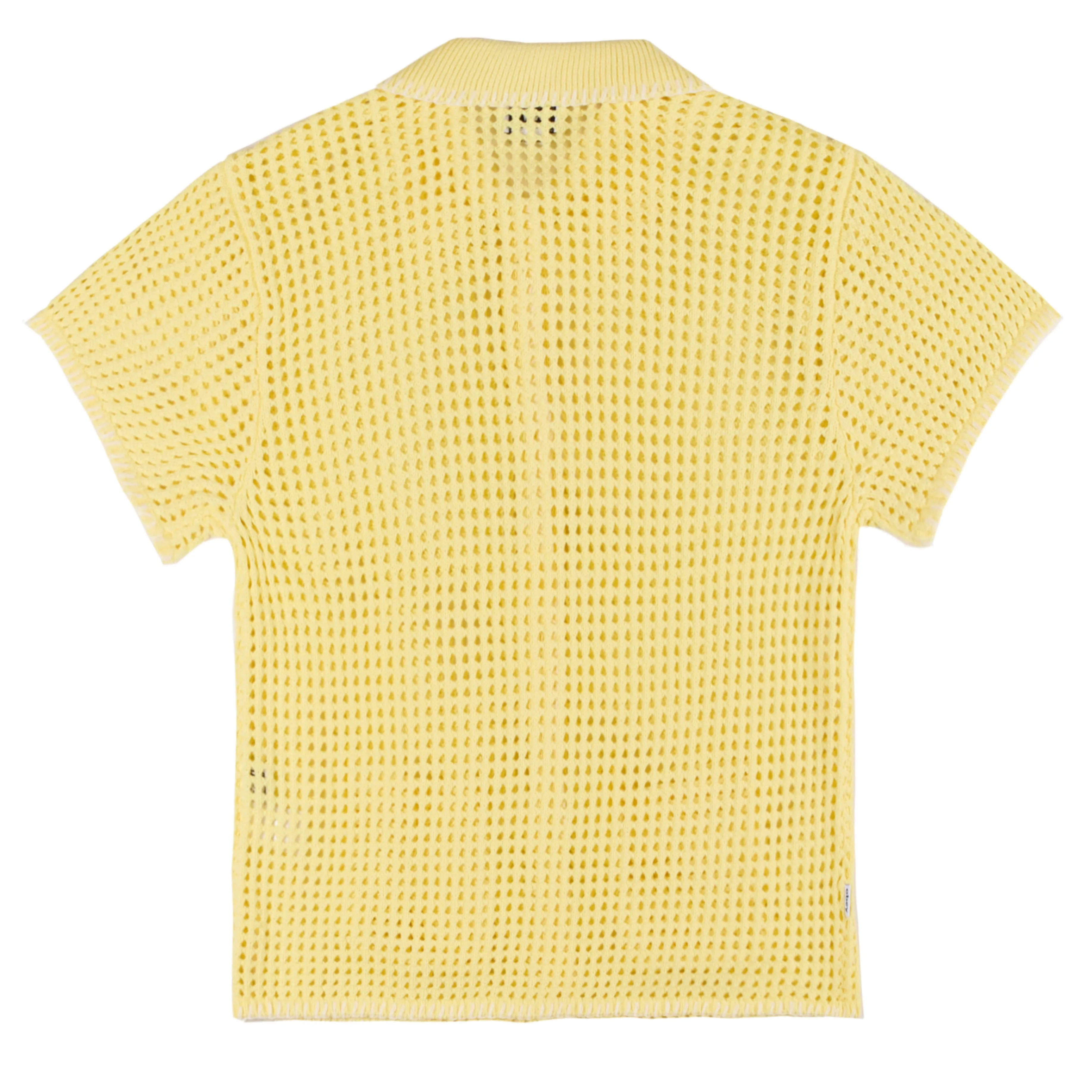 Comfortable Outfit Bio Glow Obey Womens Pilar Crochet S/S Yellow Pear